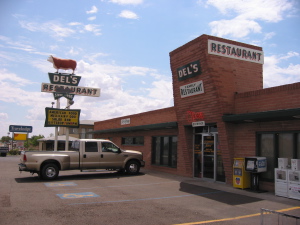 Del's diner on Route 66