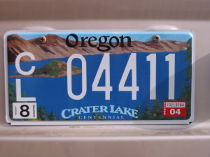 new Oregon plates